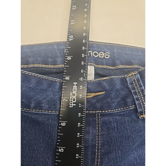 Maurices Skinny Leg Jeans Size M-Reg Dark Wash Low Rise Stretch‎ Cotton Blend - Picture 6 of 8